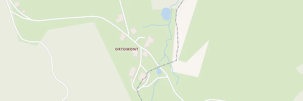 Plan du 9 Ortomont à Ménil-de-Senones