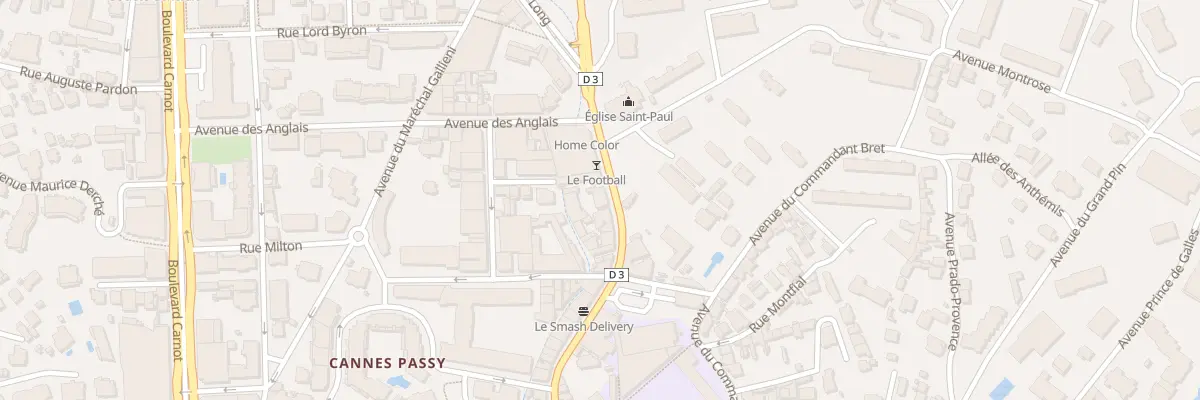 Plan du 161 Bd de la République à Cannes