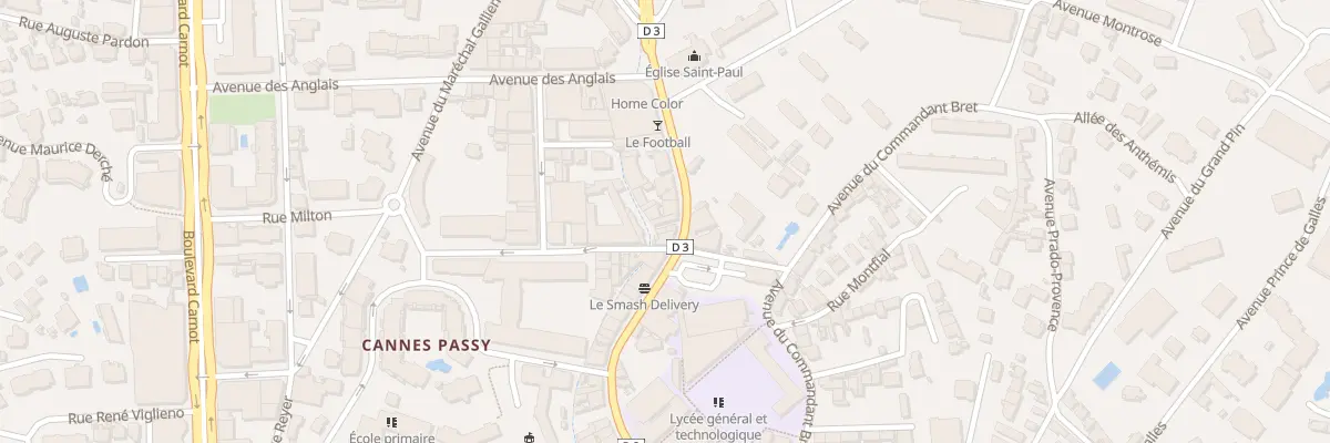 Plan du 151 Bd de la République à Cannes