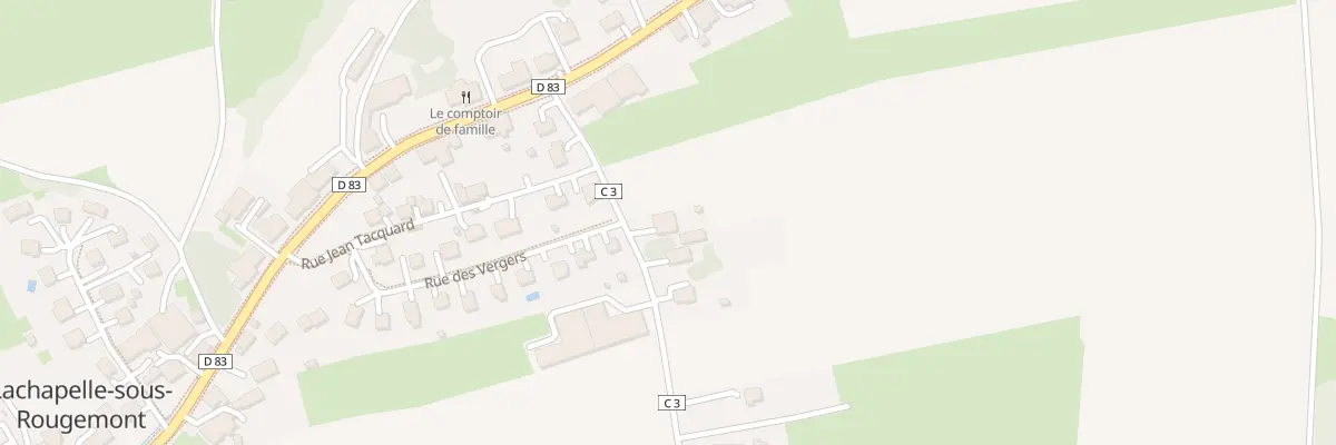 Plan du 1B Rue General Jeantet à Lachapelle-sous-Rougemont
