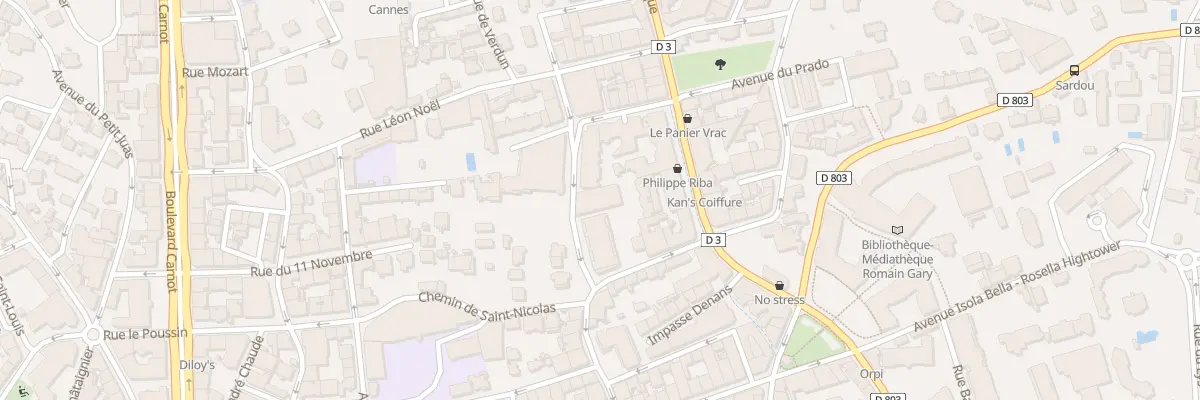 Plan du 18 Rue du Docteur Calmette à Cannes