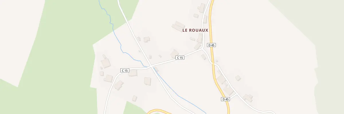 Plan du 13 Le Rouaux à Ban-de-Sapt