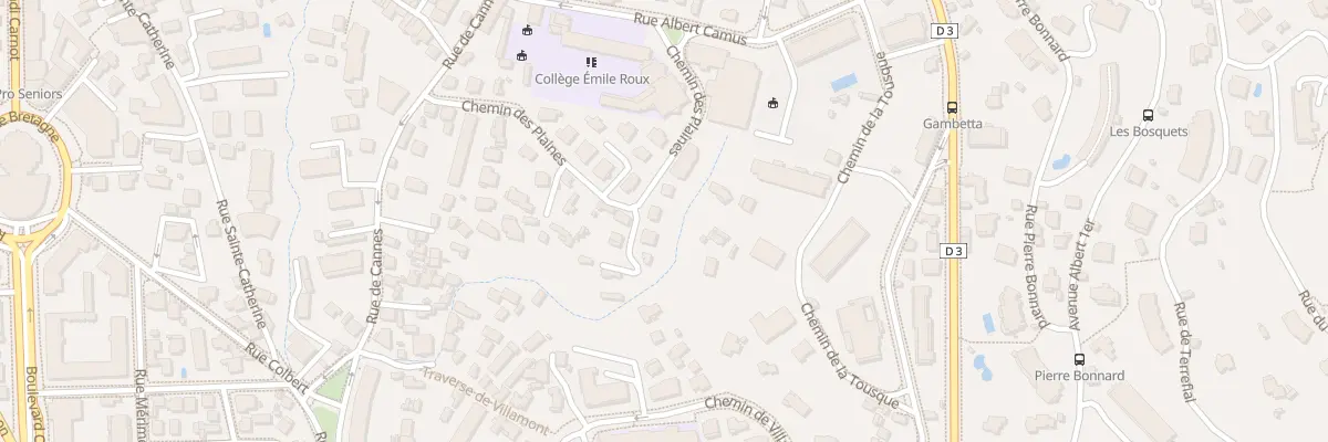 Plan du 20 Che des Plaines au Cannet