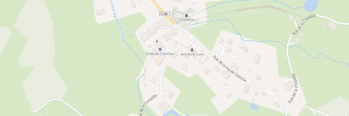 Plan du 91 Rue de la Mairie à Coinches