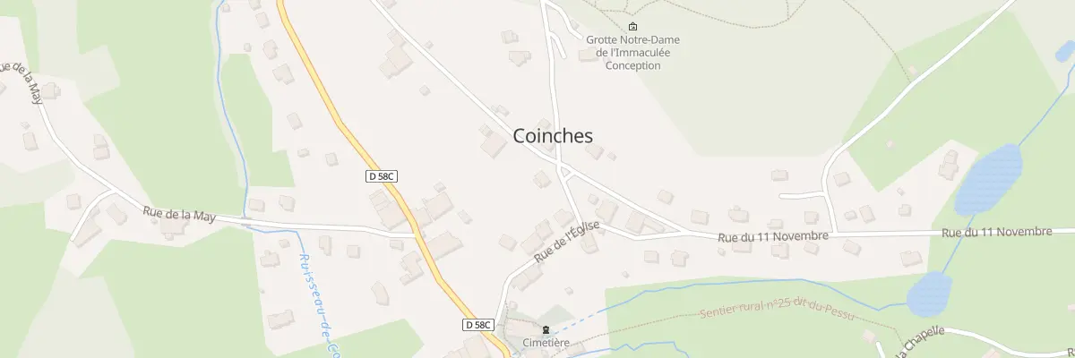 Plan du 340 Rue du 11 Novembre à Coinches
