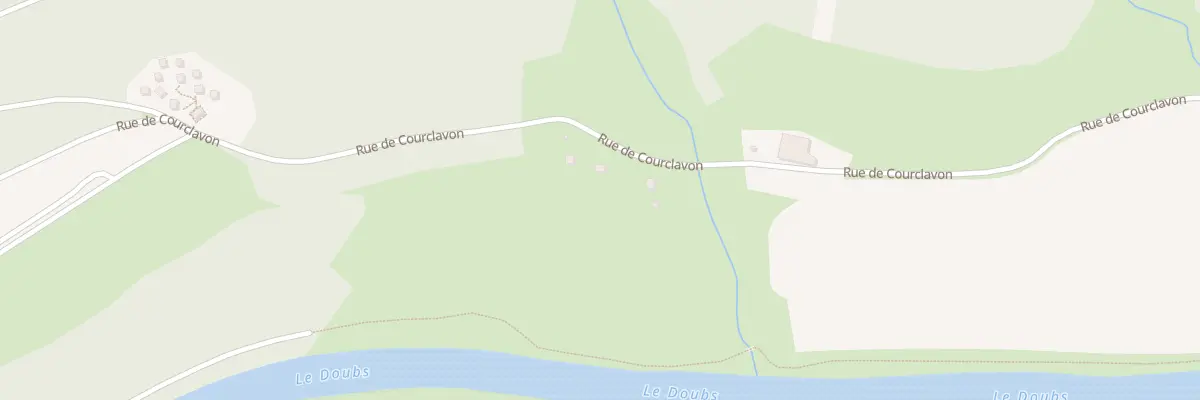 Plan du 4 Rue de Courclavon à Glère