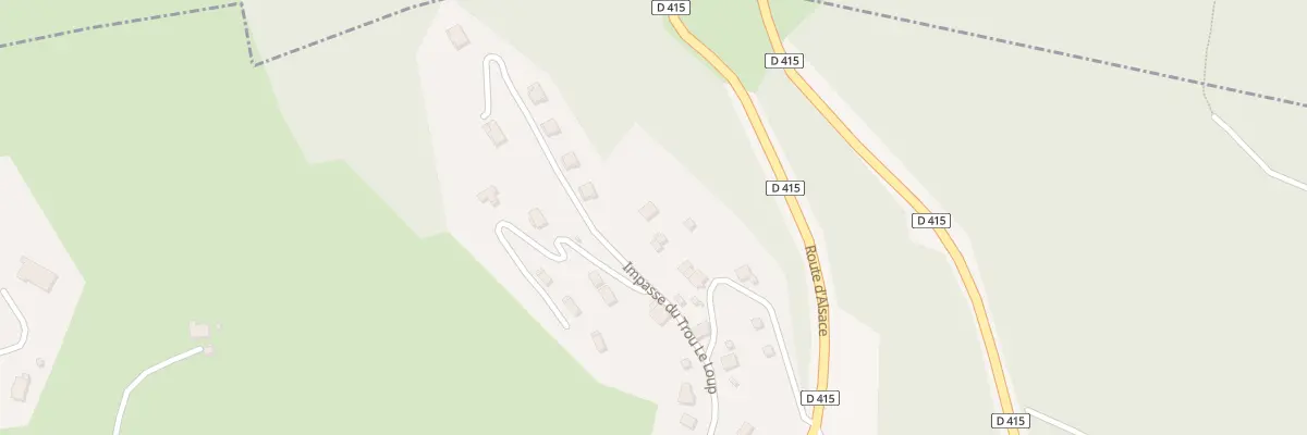 Plan du 59 Che des Louveteaux à Plainfaing