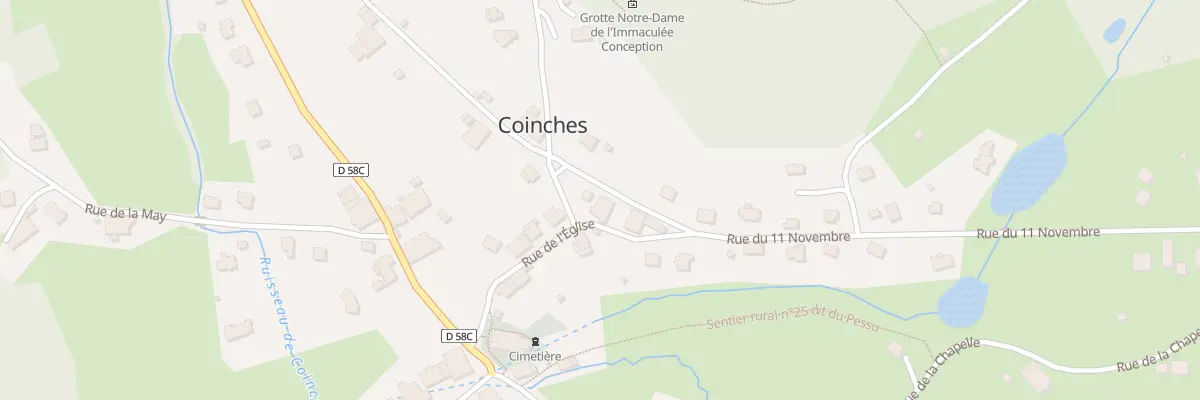 Plan du 139 Rue de l’Eglise à Coinches
