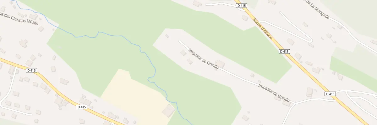 Plan du 277 Imp de Grindu à Plainfaing
