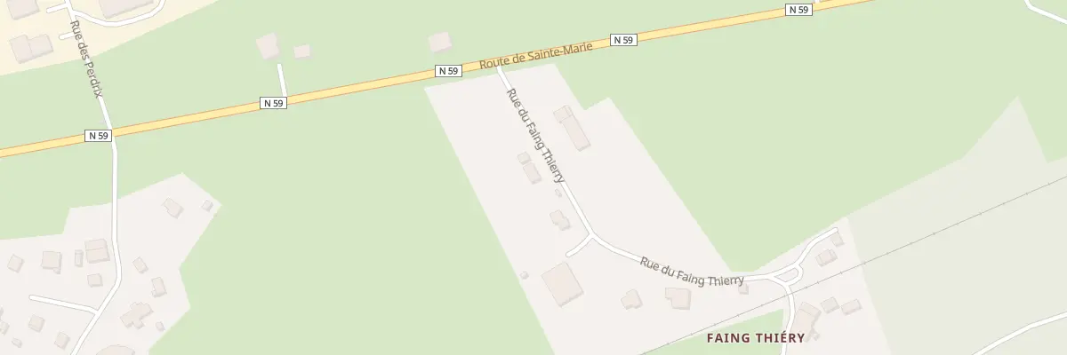 Plan du 10 Rue du Faing Thierry à Remomeix