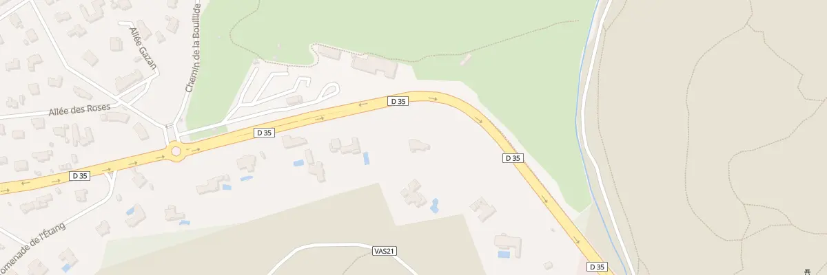 Plan du 238 Rte d’Antibes à Mougins