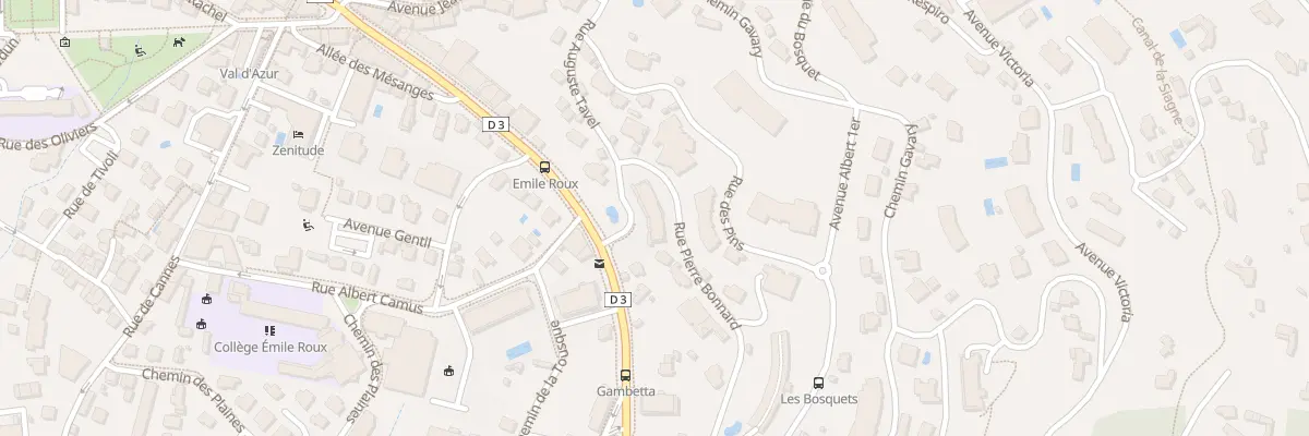 Plan du 2 Rue Pierre Bonnard au Cannet