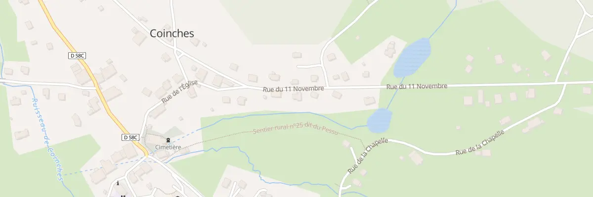 Plan du 548 Rue du 11 Novembre à Coinches