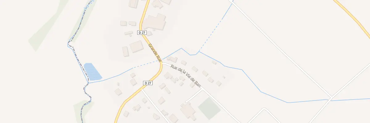 Plan du 1 Rue de la Vie du ban à Reppe