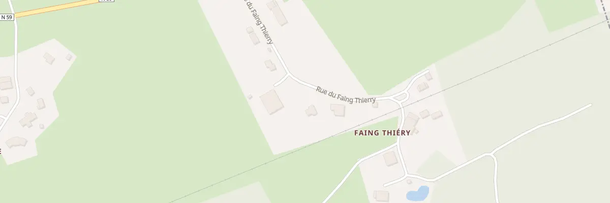 Plan du 24 Rue du Faing Thierry à Remomeix