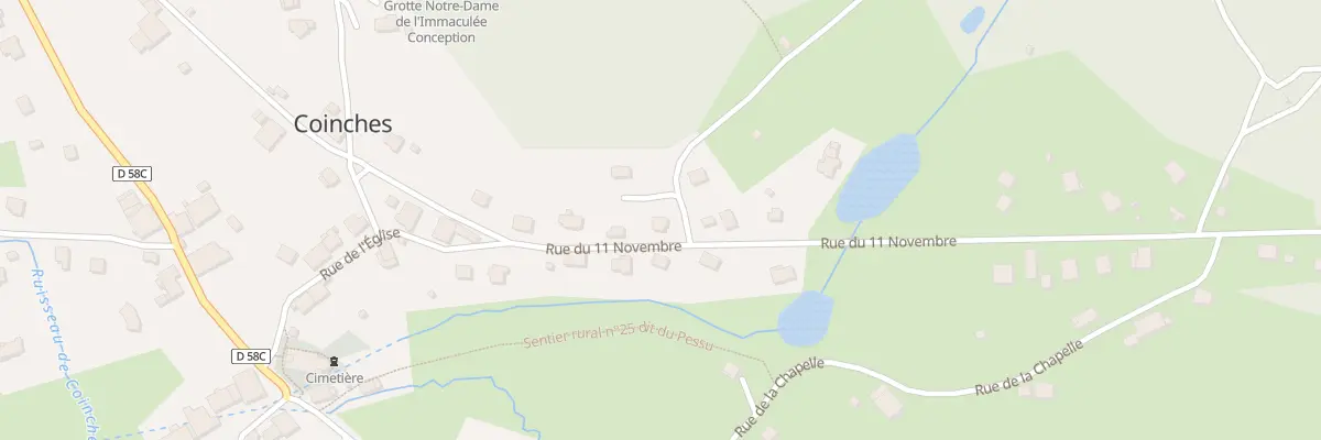 Plan du 581 Rue du 11 Novembre à Coinches