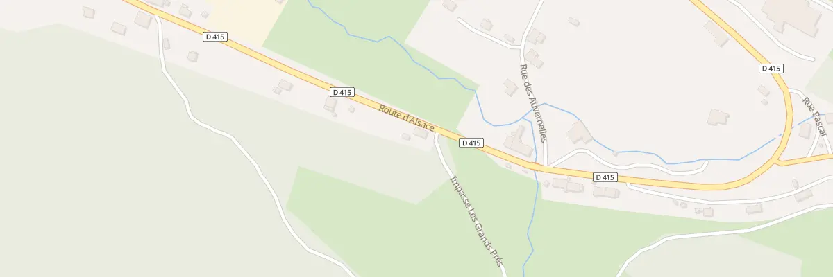 Plan du 1004 Rte d’Alsace à Plainfaing