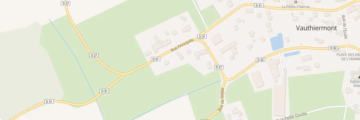 Plan du 6 Rue du Calvaire à Vauthiermont