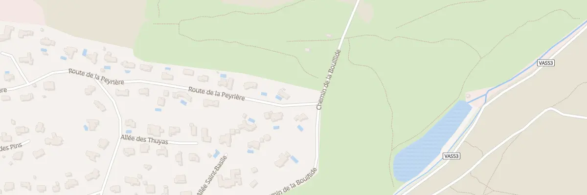 Plan du 947 Rte de la Peyrière à Mougins
