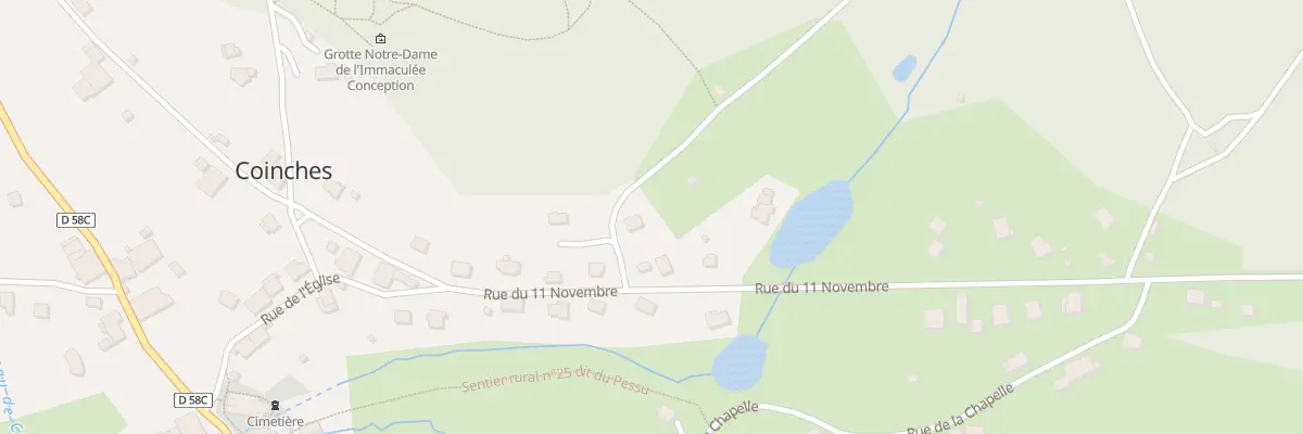 Plan du 607 Rue du 11 Novembre à Coinches