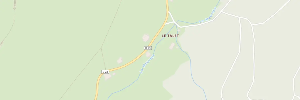 Plan du 5 Le Talet au Valtin