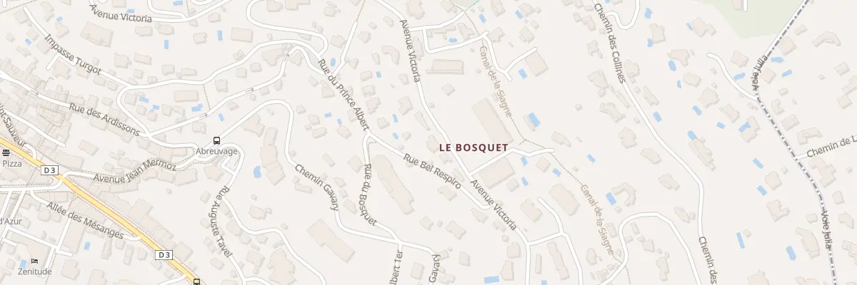 Plan du 28 Av Victoria au Cannet
