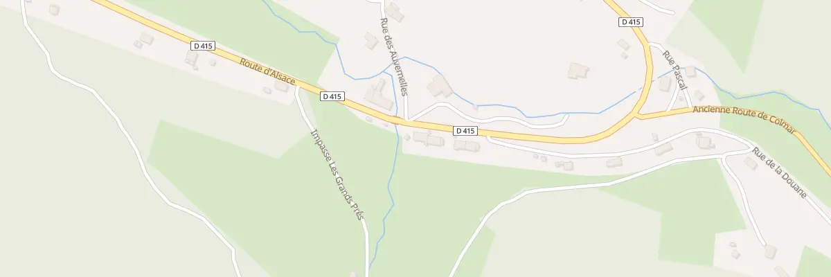 Plan du 1176 Rte d’Alsace à Plainfaing