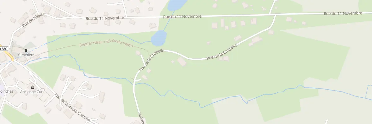 Plan du 340 Rue de la Chapelle à Coinches