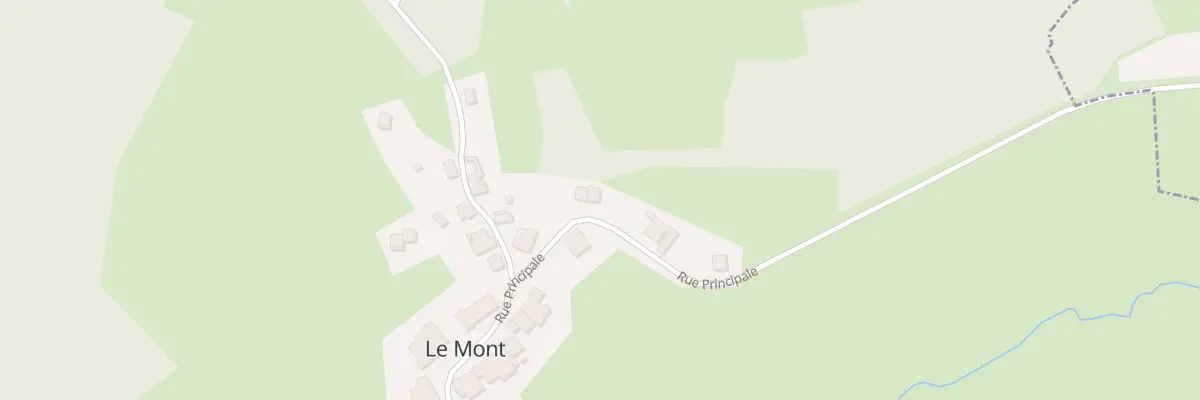 Plan du 27 Rue Principale au Mont