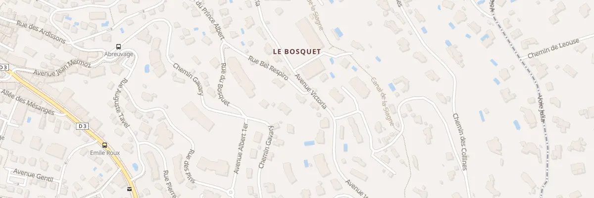 Plan du 1 Rue Bel Respiro au Cannet