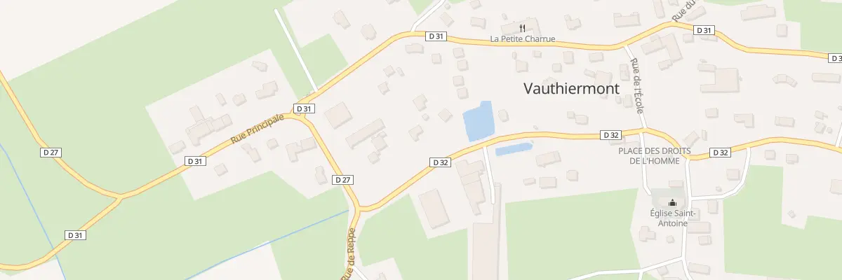 Plan du 1 Rue du Lavoir à Vauthiermont