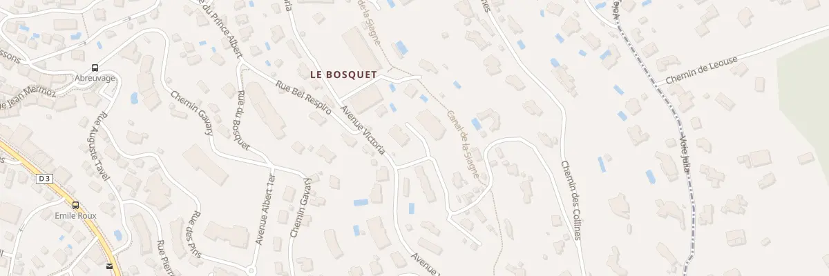 Plan du 39 Av Victoria au Cannet