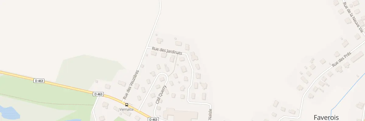 Plan du 9 Rue des Jardinats à Faverois