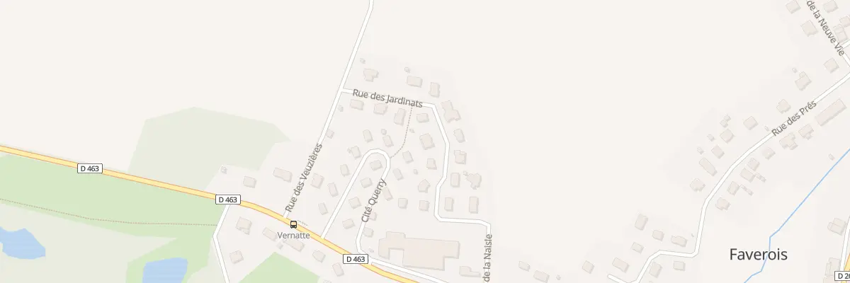 Plan du 7 Rue des Jardinats à Faverois