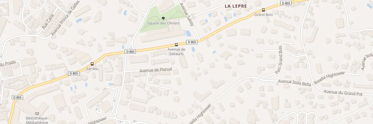 Plan du 56 Av de Vallauris à Cannes
