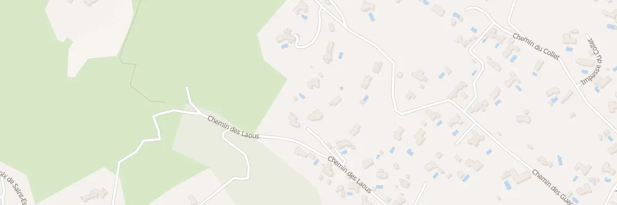 Plan du 6000 Les Laous à Roquefort-les-Pins