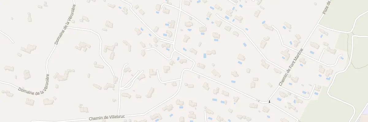 Plan du 575 Che de Villebruc à Valbonne