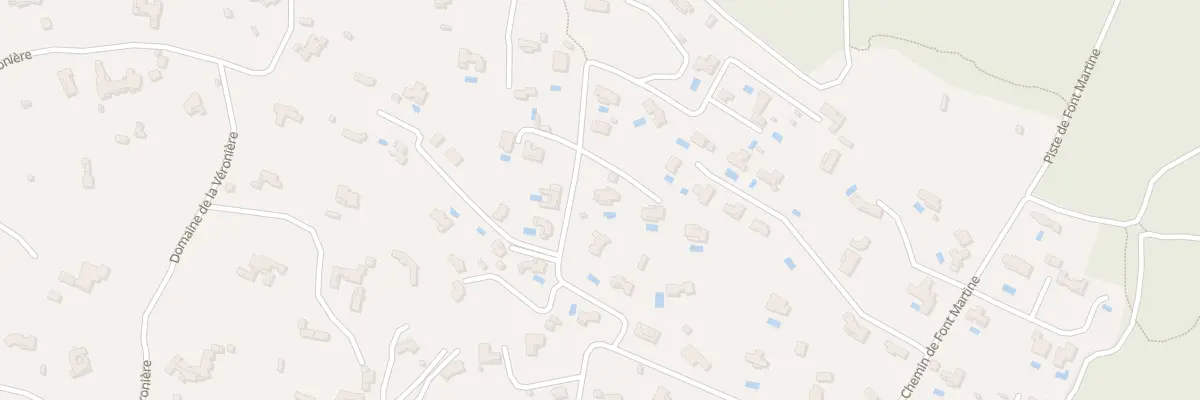 Plan du 585 Che de Villebruc à Valbonne