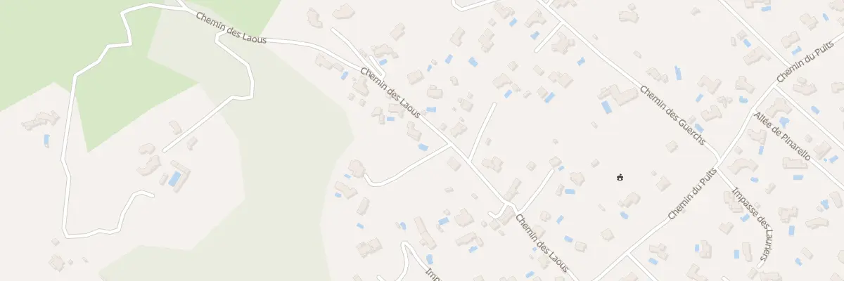 Plan du 261 Che des Laous à Roquefort-les-Pins
