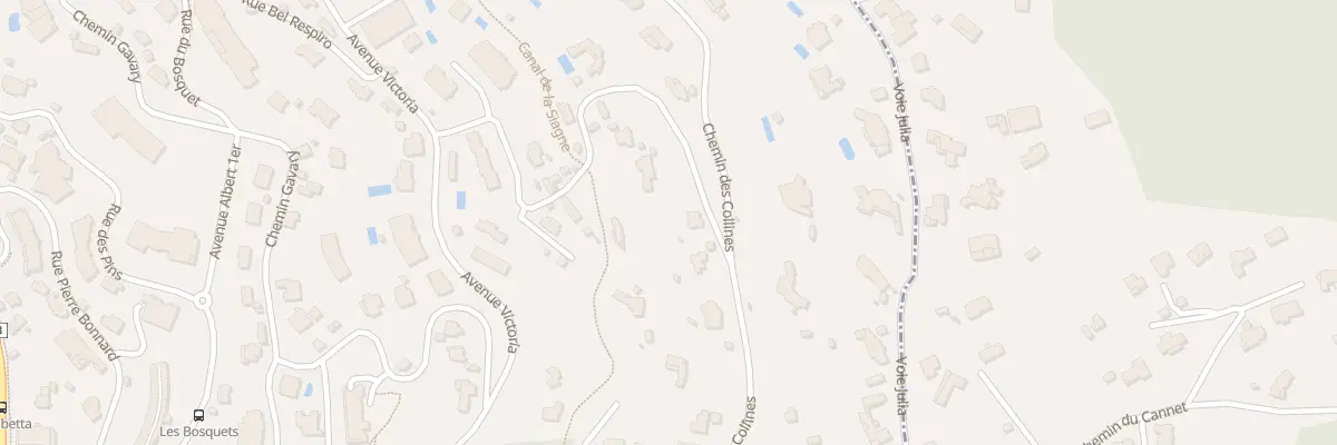Plan du 9004 Vieux Chemin de Vallauris au Cannet