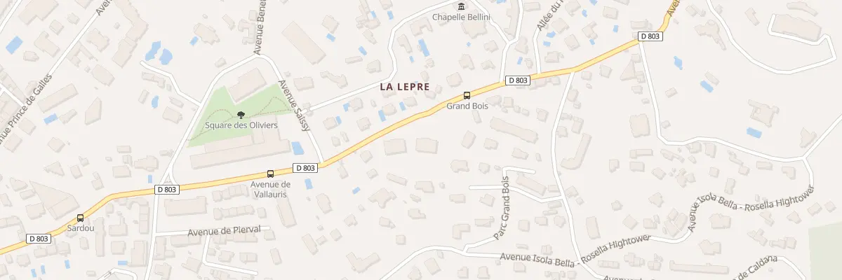 Plan du 70 Av de Vallauris à Cannes