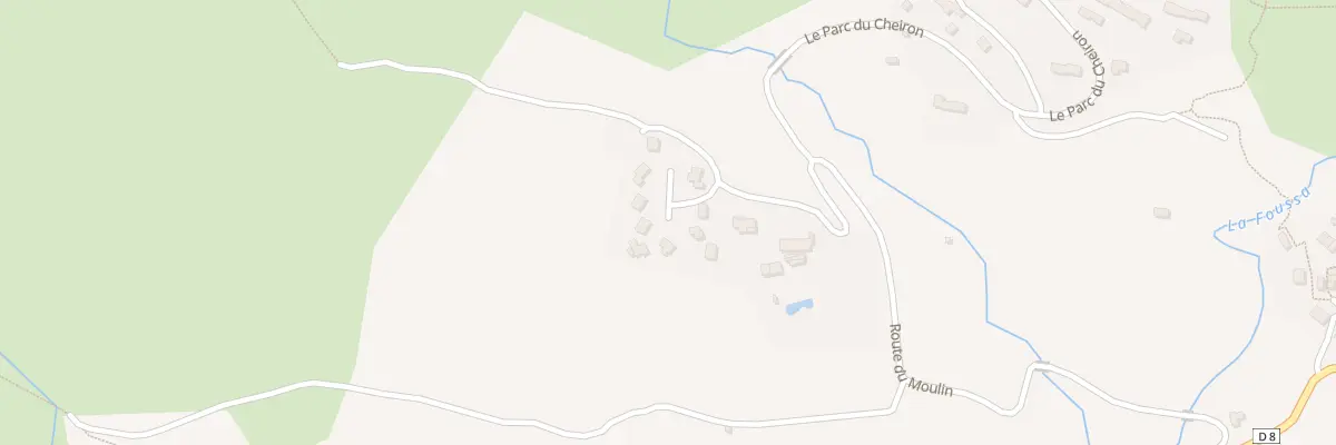 Plan du 222 Rte de la Colette à Coursegoules