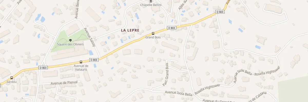 Plan du 78 Av de Vallauris à Cannes