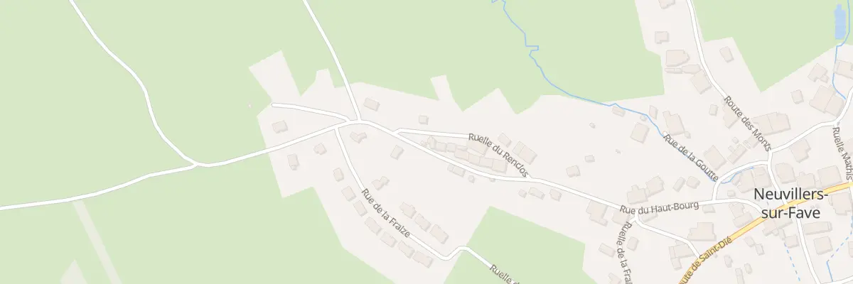 Plan du 135 Rle du Renclos à Neuvillers-sur-Fave