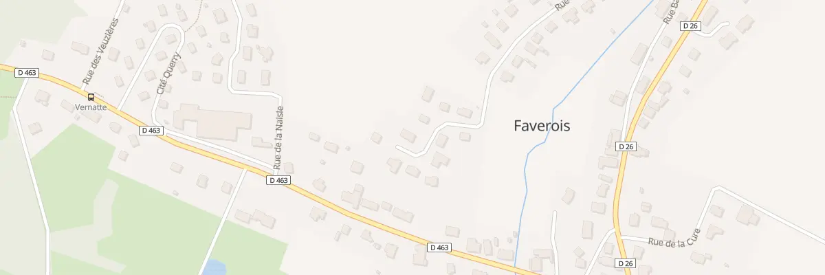 Plan du 10 Rue des Champs du Lavoir à Faverois