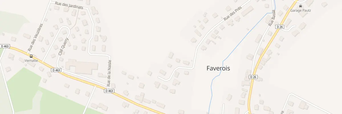 Plan du 6 Rue des Champs du Lavoir à Faverois