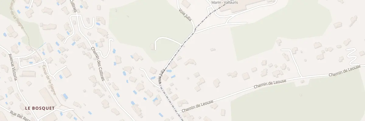 Plan du 99 Voie Julia à Vallauris