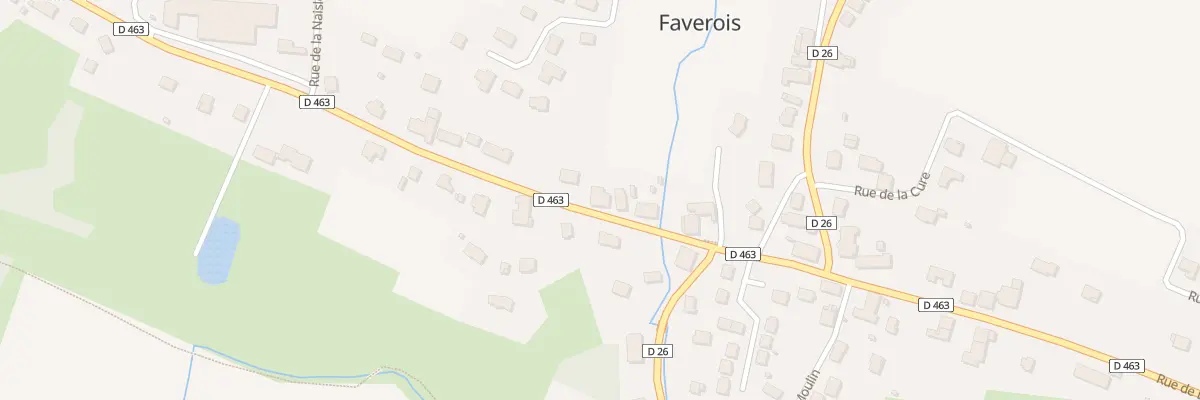 Plan du 10 Rue Principale à Faverois