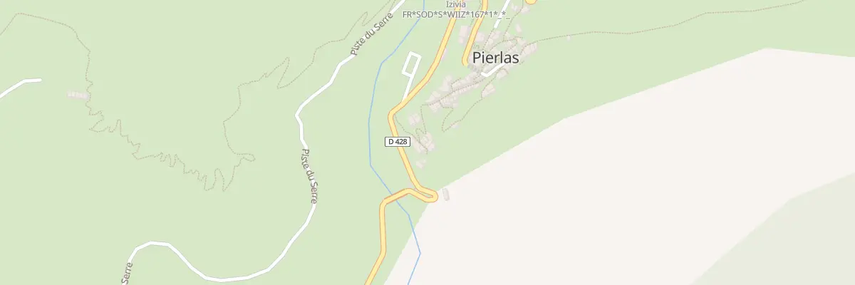 Plan du 5001 Le Village à Pierlas
