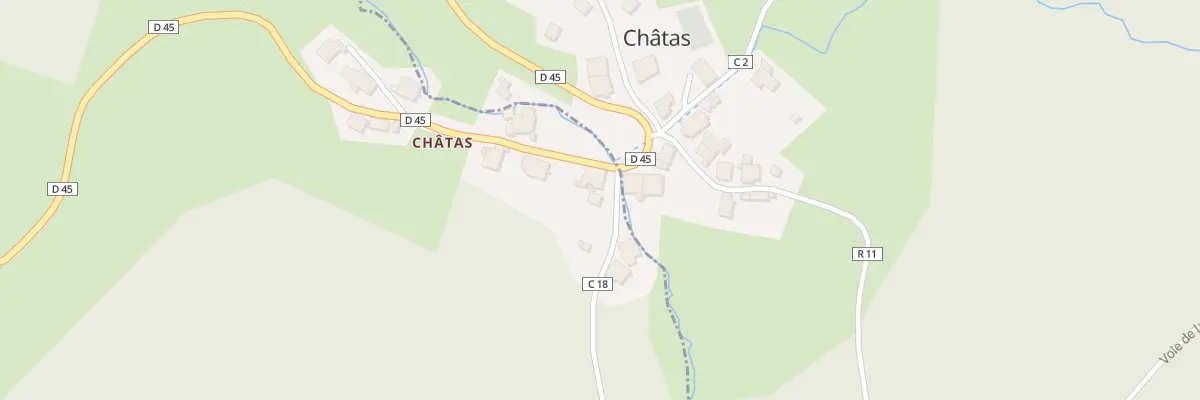Plan du 10 Chatas à Ban-de-Sapt